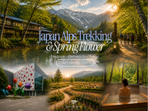Japan Alps trekking  & Spring flower (Nagoya - Kamikochi - Tokyo)